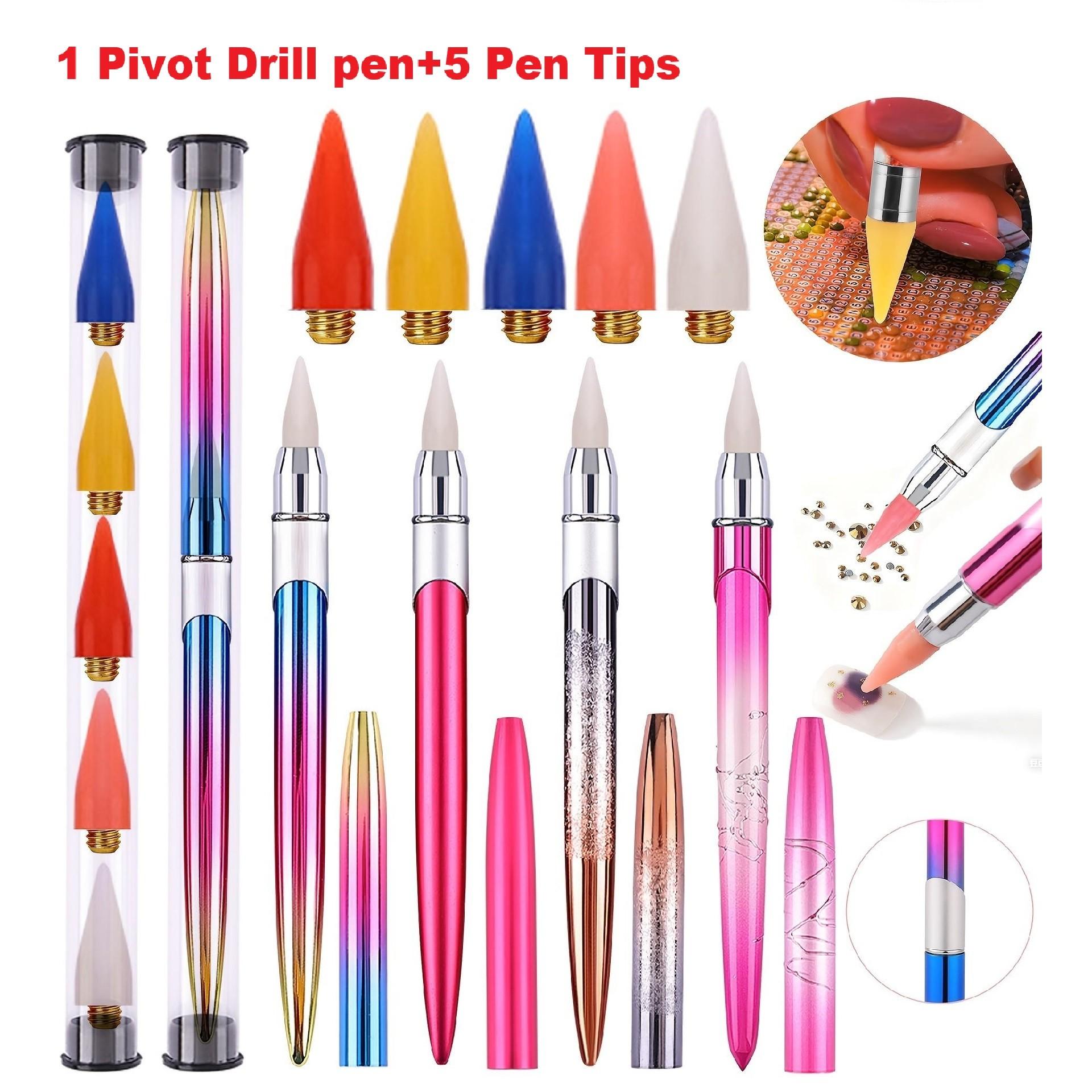 Nail Art Dotting Tool - Self-Adhesive Diamond Painting Pens That Don'T