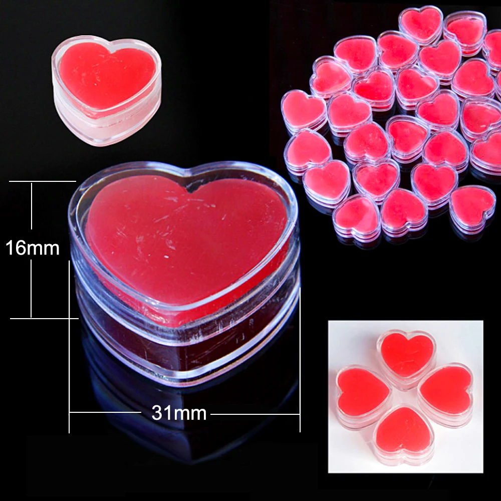 3/6pcs Heart-Shape Diamond Pai - Nail Art Painting review and price