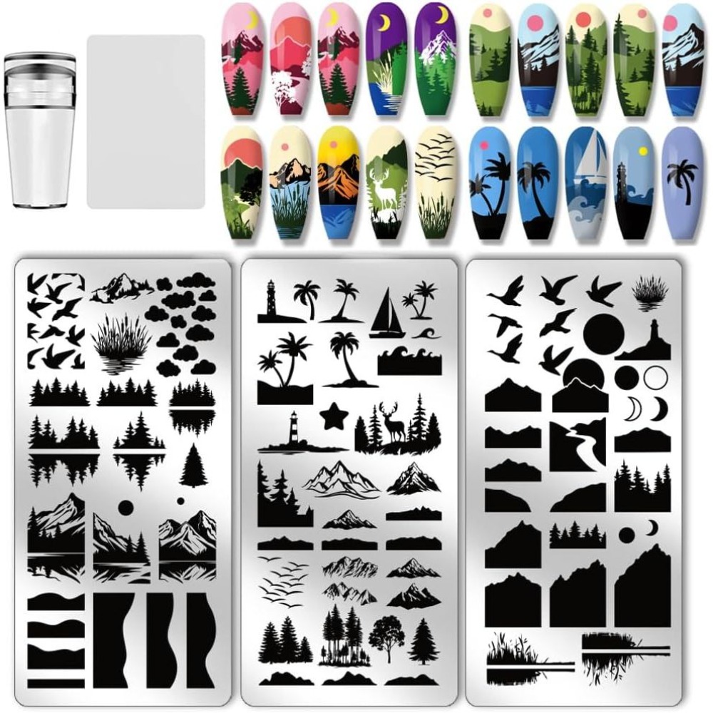 3pcs Nail Stamping Plates Fore - Nail Stamping Plate review and price