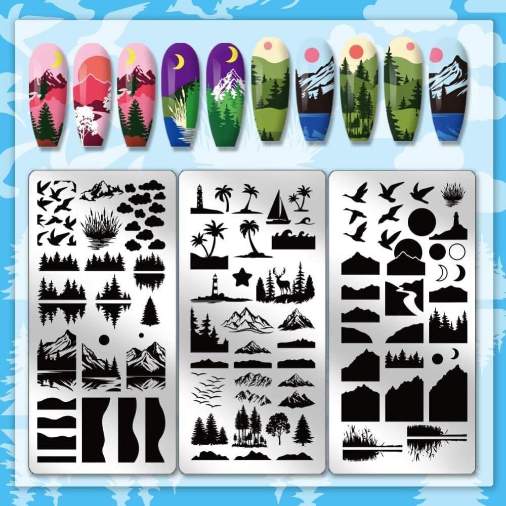 3pcs Nail Stamping Plates Fore - Nail Stamping Plate review and price