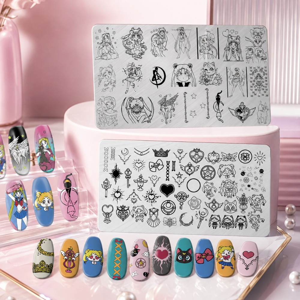 Sailor Moon Anime Nail Stampin - Nail Stamping Plate review and price