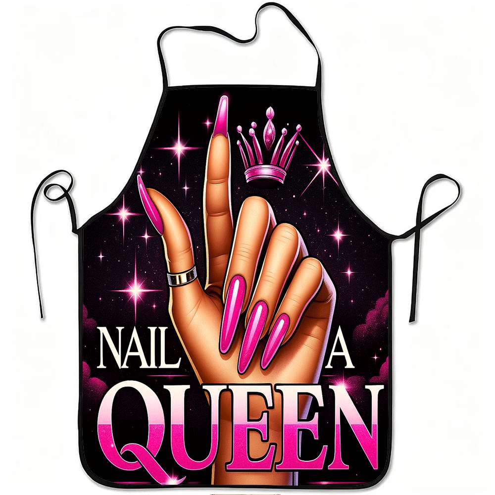 1 Trendy Nail Art-Themed Apron - Nail Art Queen review and price