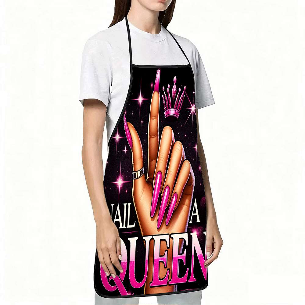 1 Trendy Nail Art-Themed Apron - Nail Art Queen review and price