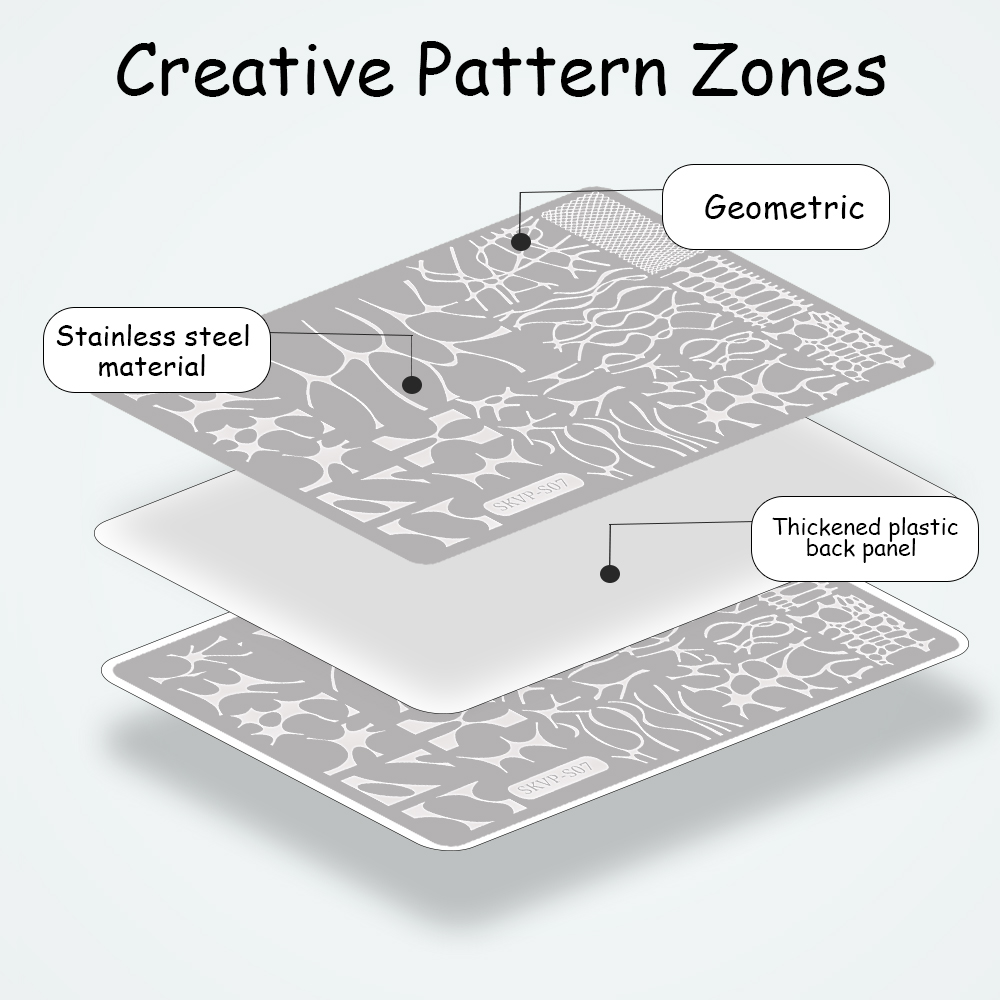 Nail Stamping Plates Gothic St - Nail Stamping Plate review and price