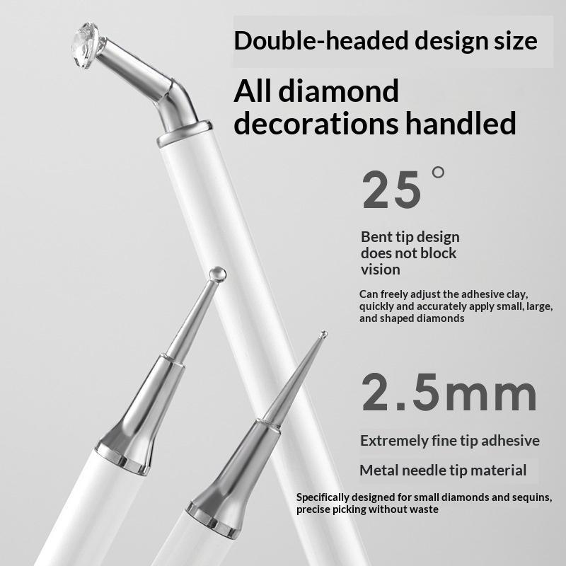 5Pcs Dual-ended Rhinestone Gem - Nail Art Dotting Tool review and price