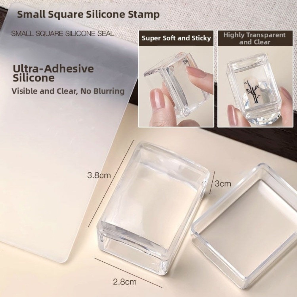 New Transparent Nail Art Stamp - Nail Stamping Plate review and price