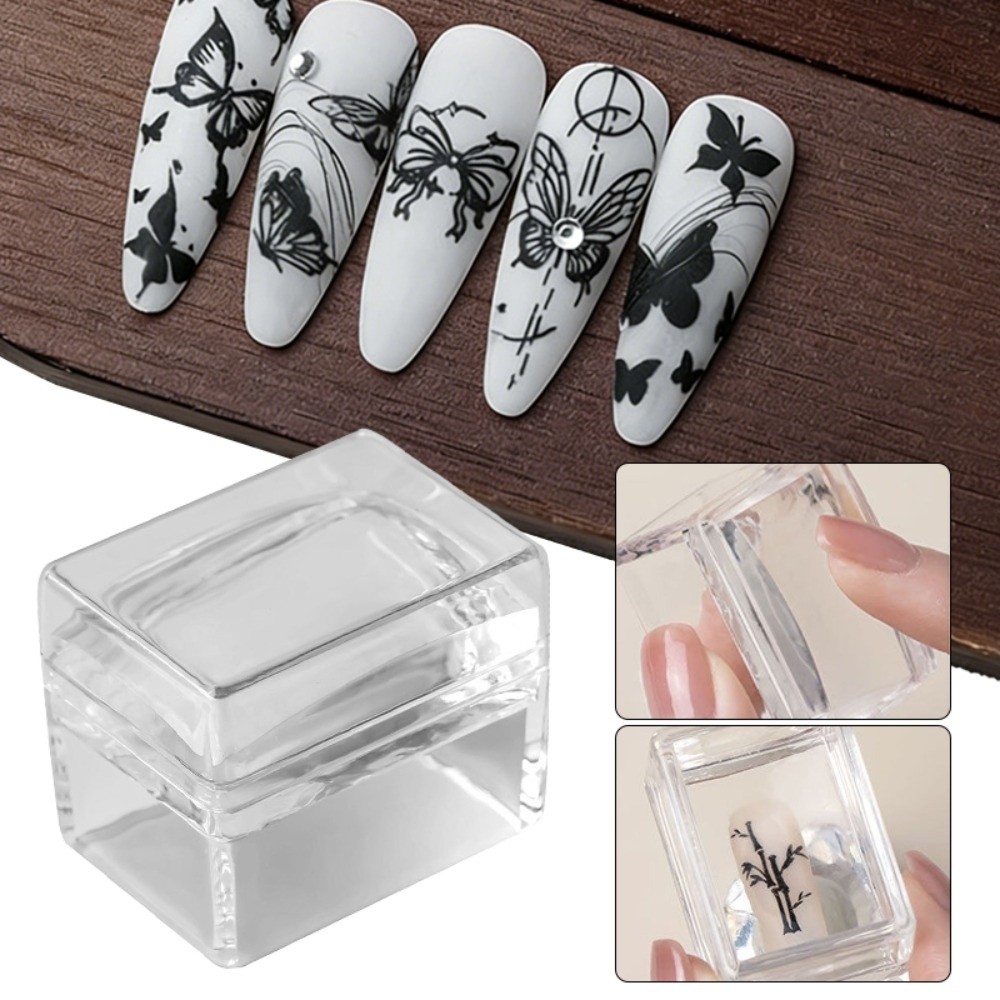 New Transparent Nail Art Stamp - Nail Stamping Plate review and price