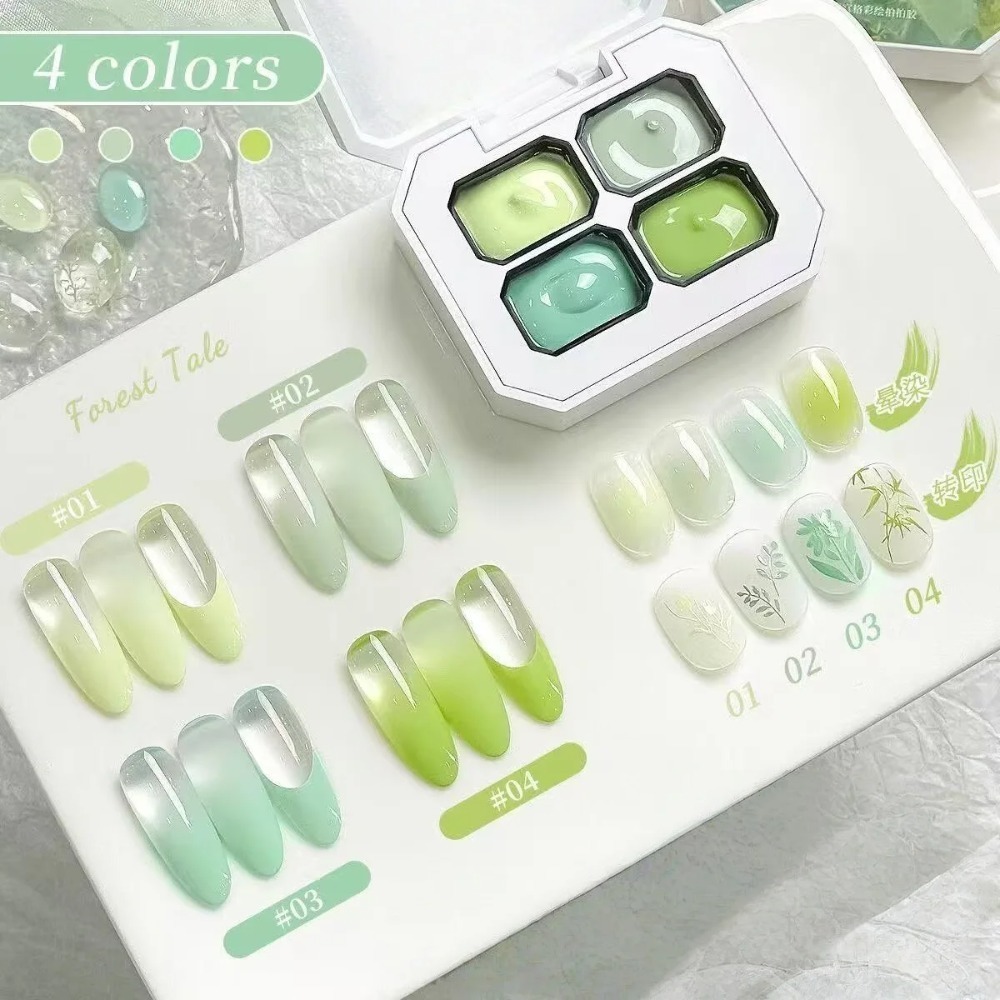 1 Spring and summer four grid  - Nail Art Painting review and price
