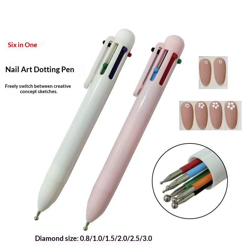 6 In 1 Crystal Pencil Picking  - Nail Art Dotting Tool review and price