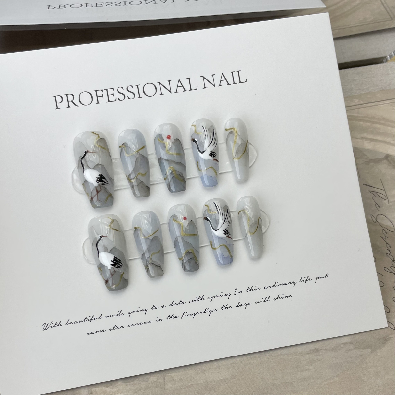 10 Pieces Chinese Style Ink Pa - Nail Art Painting review and price