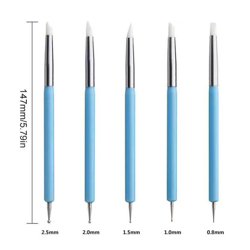 1/10/15Pcs Dual Ended Silicone - Nail Art Dotting Tool review and price