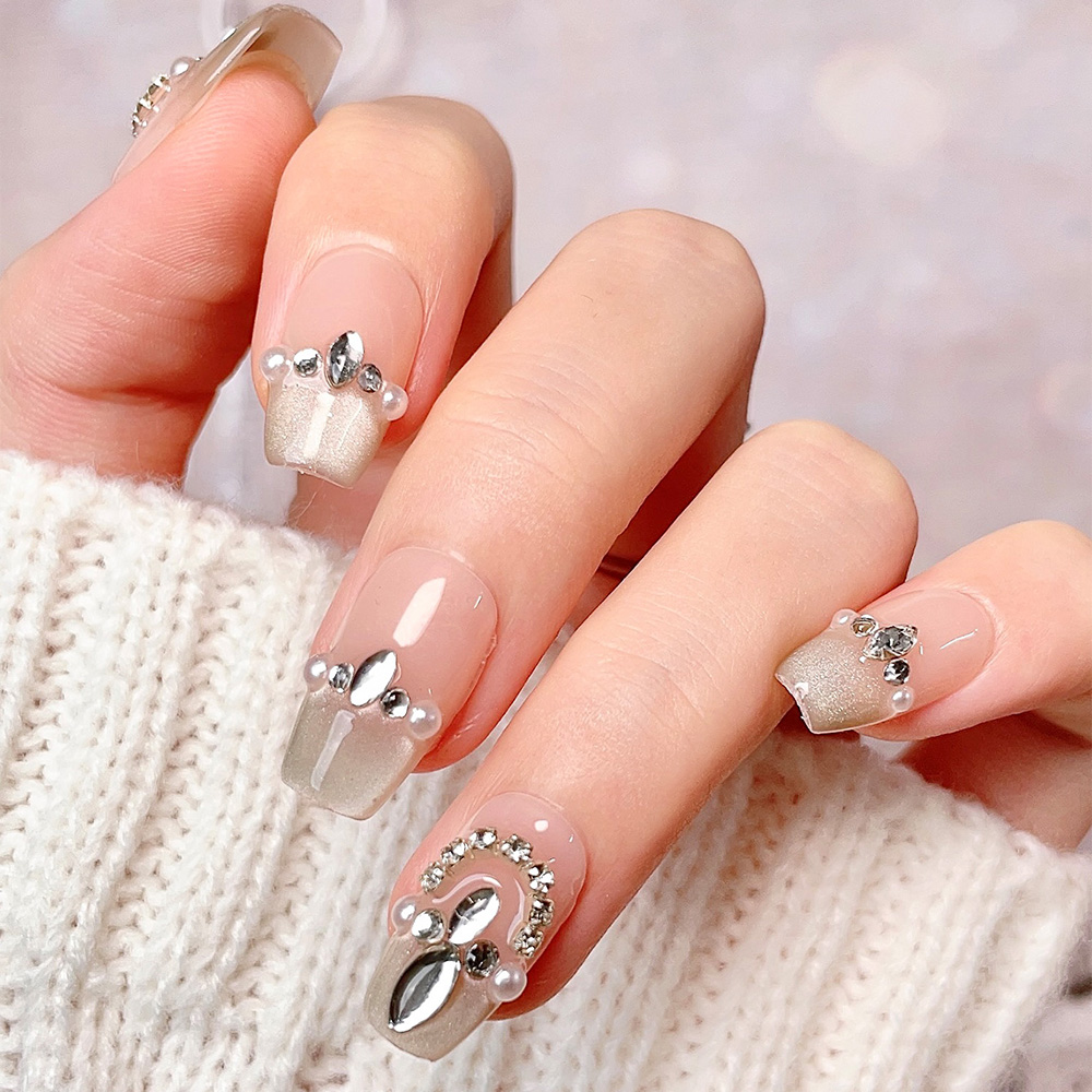 10pcs Short Trapezoid Handmade - Nail Art Queen review and price