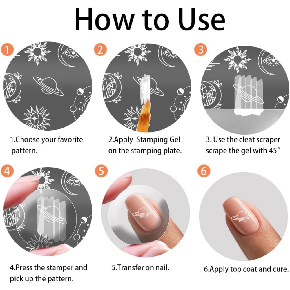 3pcs Texture Nail Stamping Pla - Nail Stamping Plate review and price