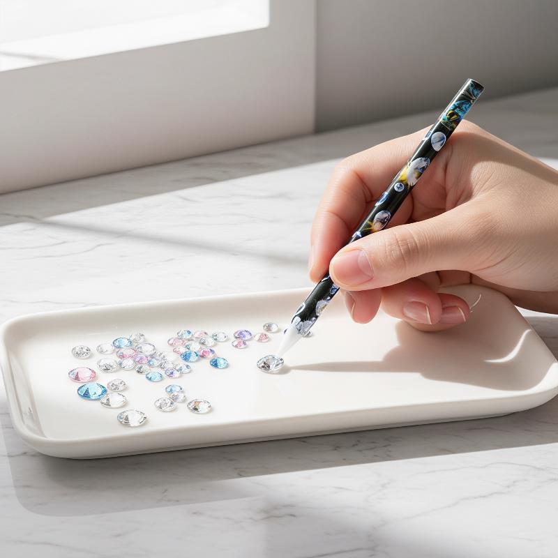 1Pcs Nail Art Wax Pencil Rhine - Nail Art Dotting Tool review and price