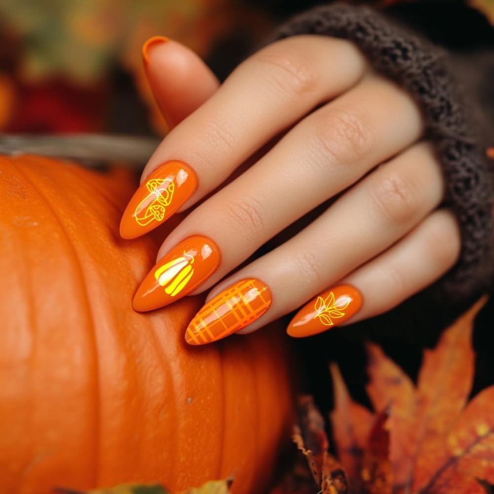 Fall Thanksgiving Nail Stamp P - Nail Stamping Plate review and price