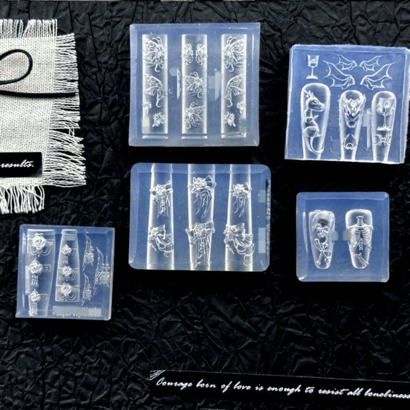 New3D Silicone Nail Mold Rose  - Nail Stamping Plate review and price