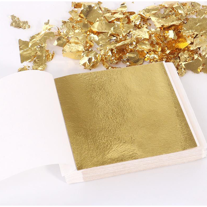 200Pcs Golden Leaf Foil Leaf S - Nail Art Painting review and price