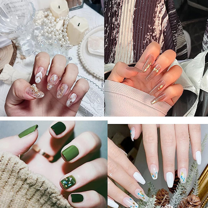 200Pcs Golden Leaf Foil Leaf S - Nail Art Painting review and price