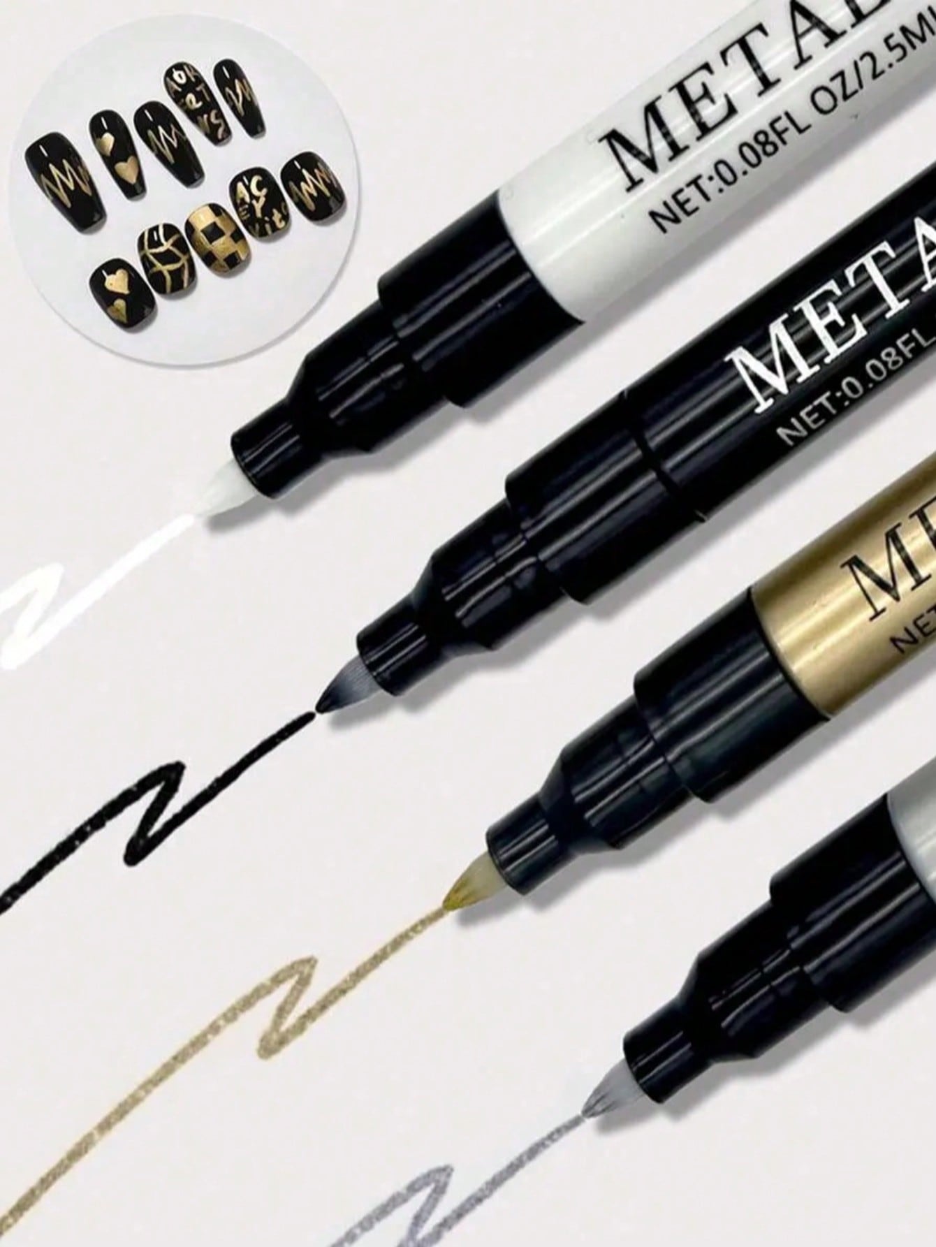 0.8mm 1PC Nail Art Pen, White  - Nail Art Dotting Tool review and price