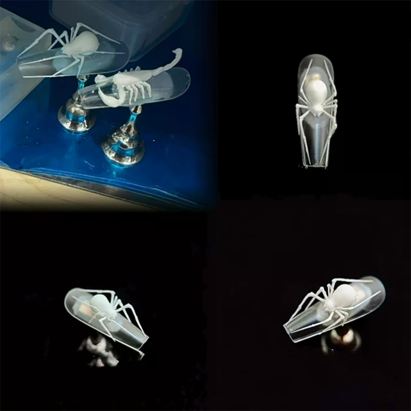 3D Spider Scorpion Silicone Na - Nail Stamping Plate review and price