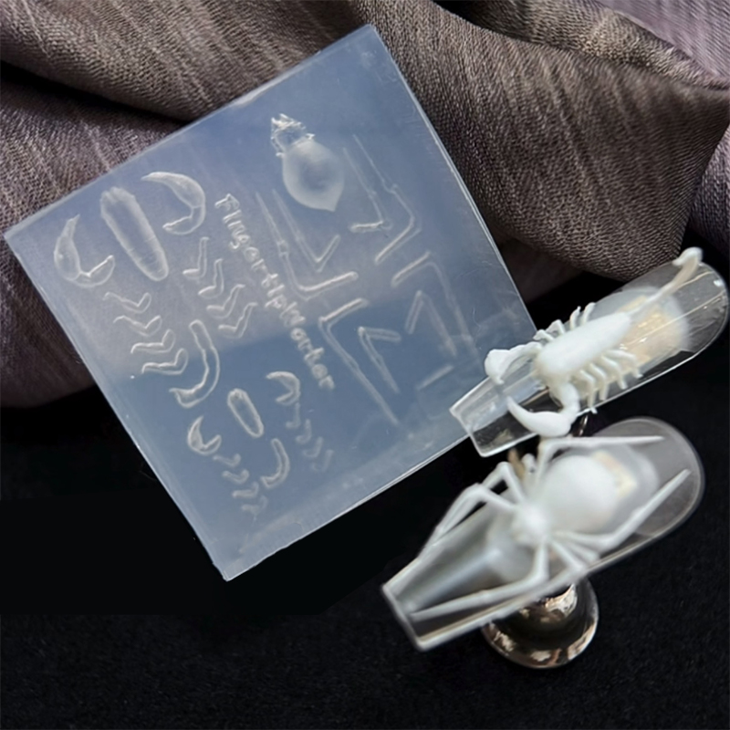 3D Spider Scorpion Silicone Na - Nail Stamping Plate review and price