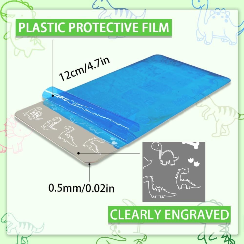 3pcs Dinosaur Nail Stamping Pl - Nail Stamping Plate review and price